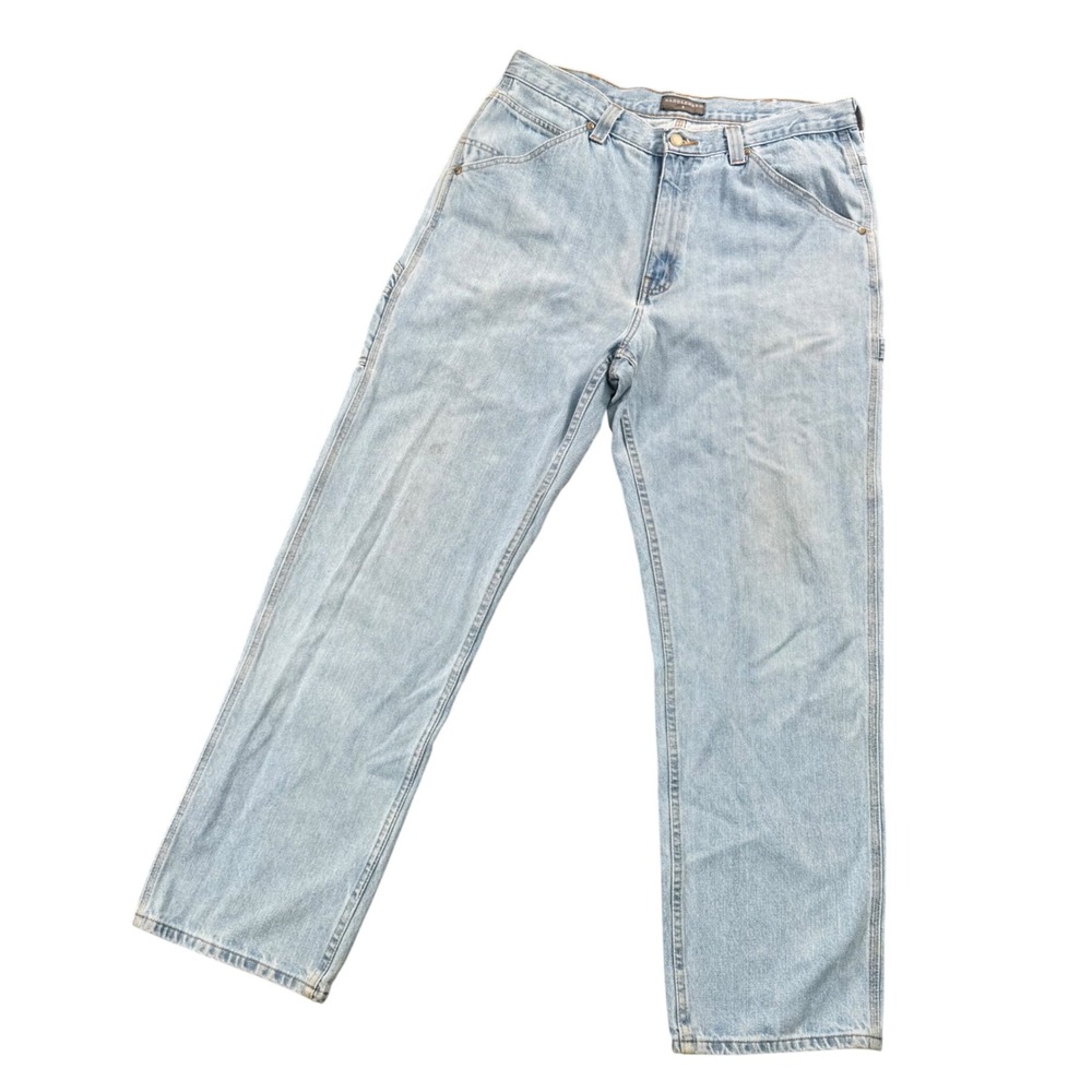 VTG Saddlebred Carpenter Jean Men 36x32 Y2K Workwear Utility Baggy Skater